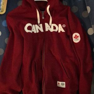 Hudson’s bay CANADA Olympic zip up hoodie